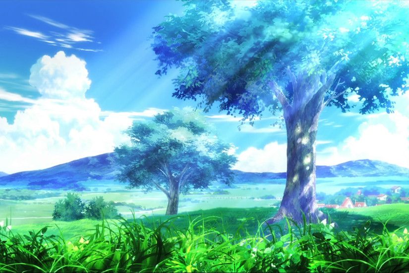 Cool Anime Trees Fresh Art HD Wallpaper #5710 | HD Wallpaper & 3D Desktop  Backgrounds