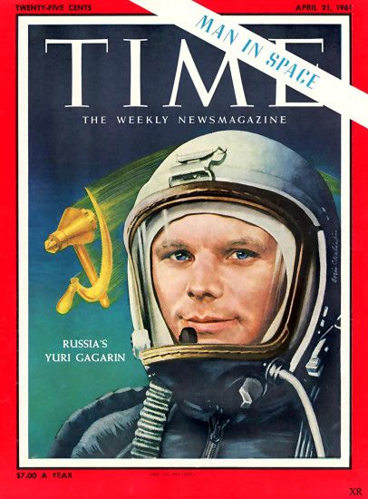 Russia's Yuri Gagarin, Time Magazine, April 21, 1961