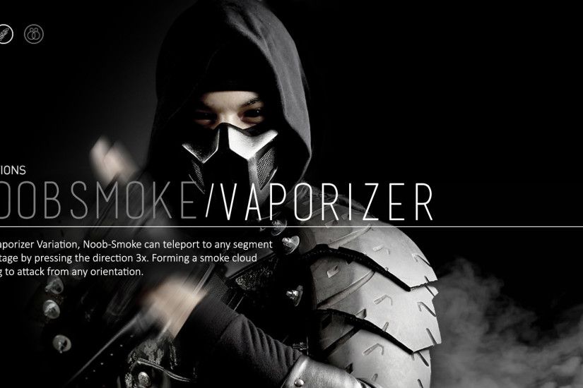 Mortal Kombat X Noob Smoke Wallpaper Wide or HD | Games Wallpapers