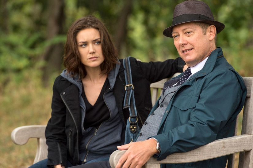 Megan Boone and James Spader in The Blacklist