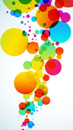 Colorful Abstract dots Samsung Wallpapers