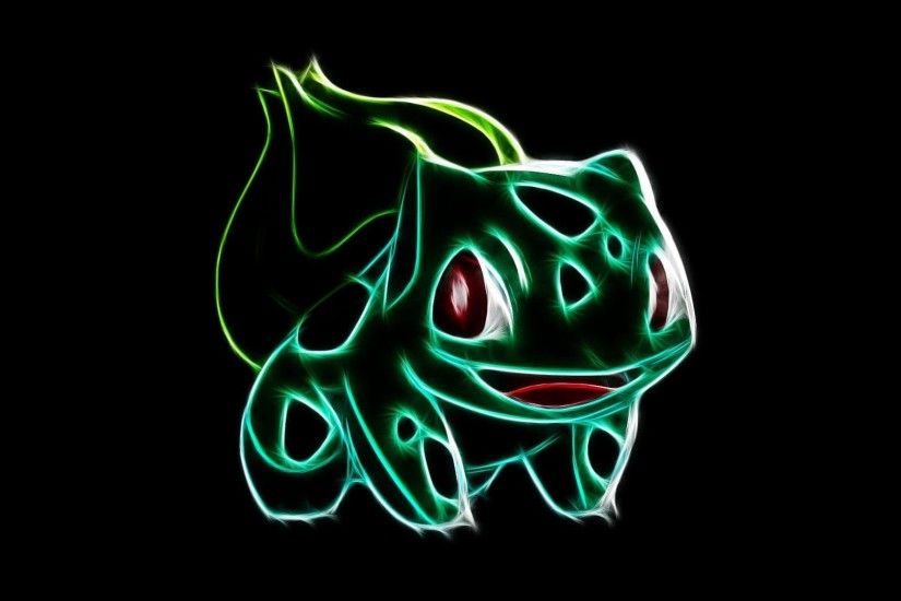 Pokemon Go - Bulbasaur neon wallpaper