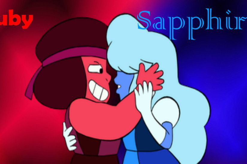 ... Ruby and Sapphire Wallpaper Attempt by opal2116