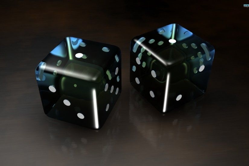 3d dice | 2560x1600 Black 3D Dice desktop PC and Mac wallpaper