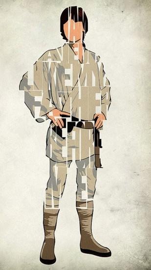 Items similar to Luke Skywalker Print - Mark Hamill as Luke Skywalker from  Star Wars Movie Series - Minimalist Illustration Typography Art Print &  Poster on ...