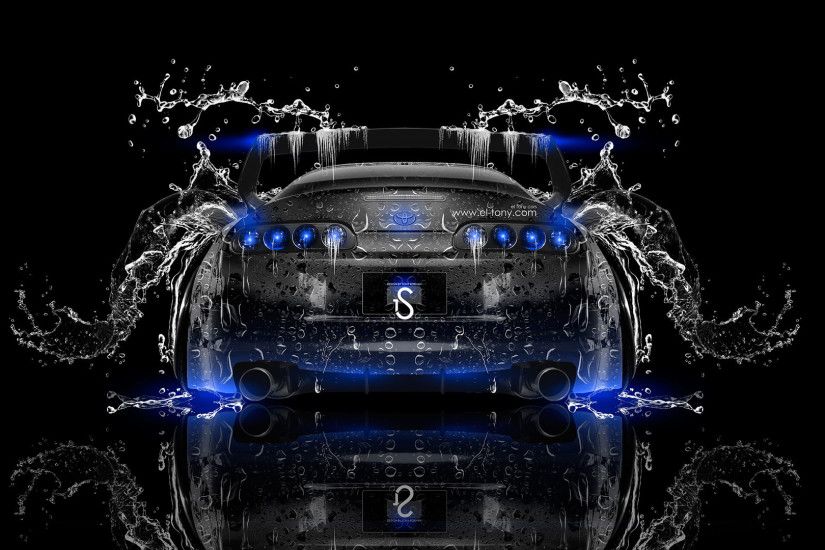 Toyota-Supra-JDM-Back-Water-Car-2014-HD-Wallpapers-Blue-Neon-design-by-Tony-Kokhan-www.el-tony.com_.jpg  (1920Ã1080) | ART!!! | Pinterest | Car wallpapers ...