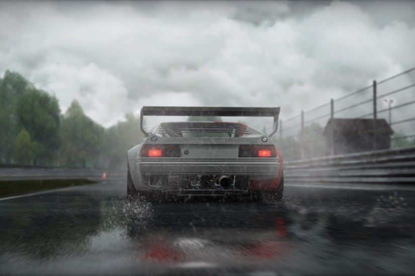 artwork, Digital Art, Abstract, Car, Tail Light, Road, Race Cars, Rain,  Motion Blur, Trees, Spoilers, Project CARS, Video Games Wallpapers HD /  Desktop and ...