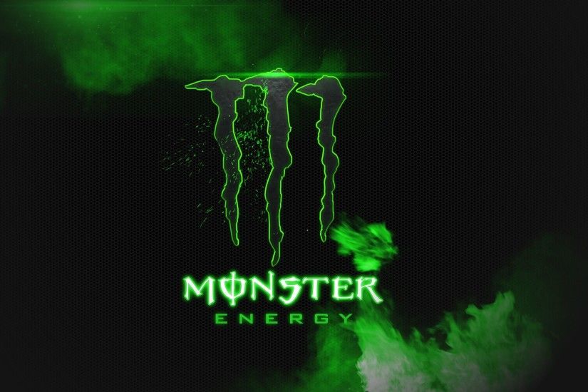 Monster Energy Black And Green HD Wallpaper Background Image