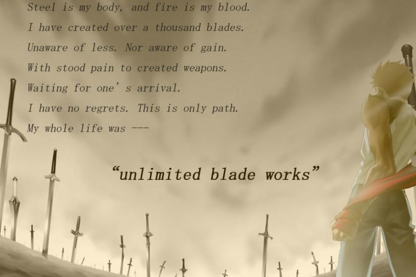 Fate Stay Night Unlimited Blade Works Wallpaper 16 Desktop Background. Fate  Stay Night Unlimited Blade Works Wallpaper 16 Desktop Background