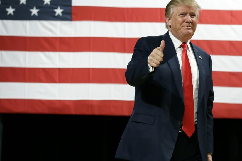 American Flag, Like, Make America Greate Again, Donald Trump