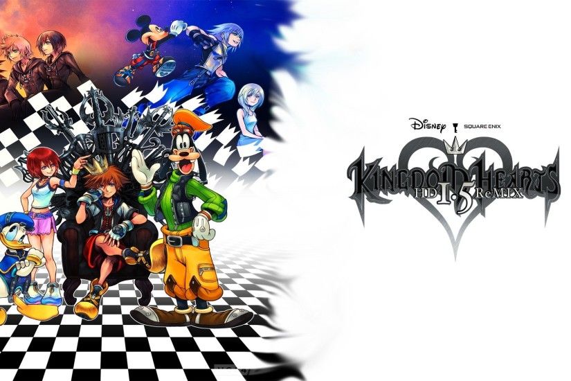 Oficial wallpaper Kingdom Hearts HD I.5 ReMIX Sora, Kairi, Riku, Donal,  Goofy, Mickey, Namine, Xion, Roxas and Axel | Kingdom Hearts HD I.5 ReMIX  ...