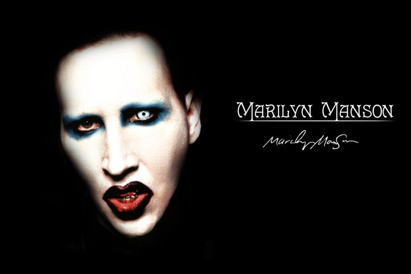 Autograph singer Marilyn Manson