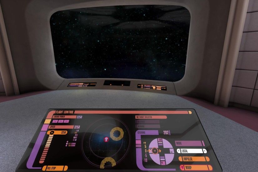 Star Trek TNG Bridge 4K Live Wallpaper