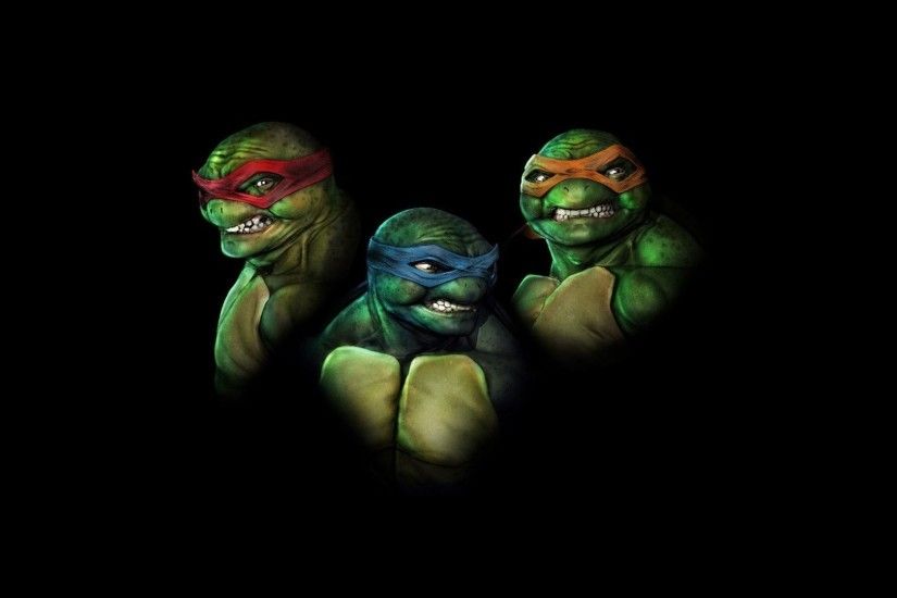 teenage mutant ninja turtles ninja turtles raphael leonardo michelangelo  minimalism black
