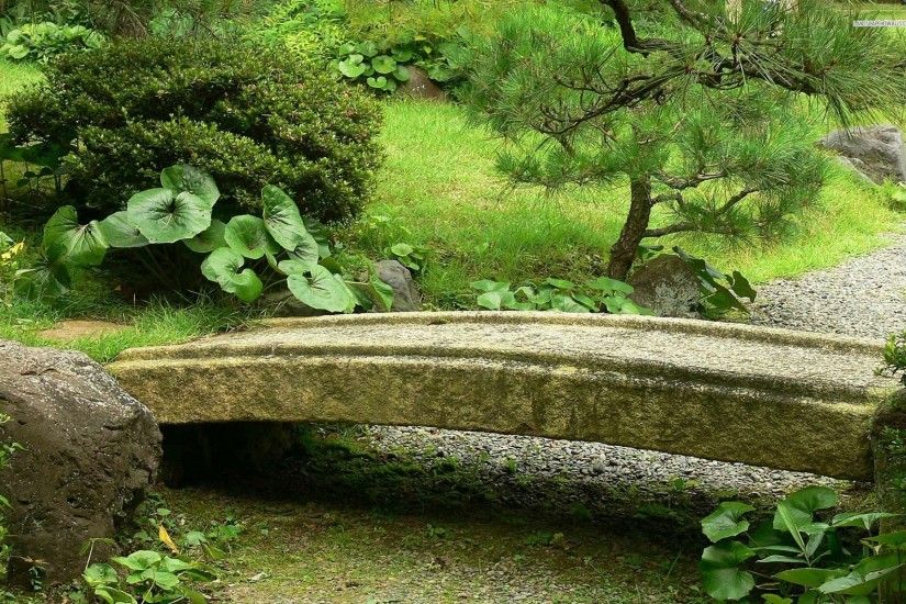 japanese garden wallpaper, Garden idea