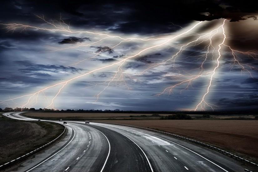Lightning and Thunder Storm Wallpaper
