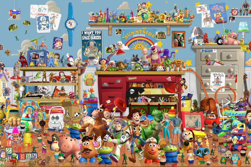 The ENTIRE Toy Story Cast Wallpaper