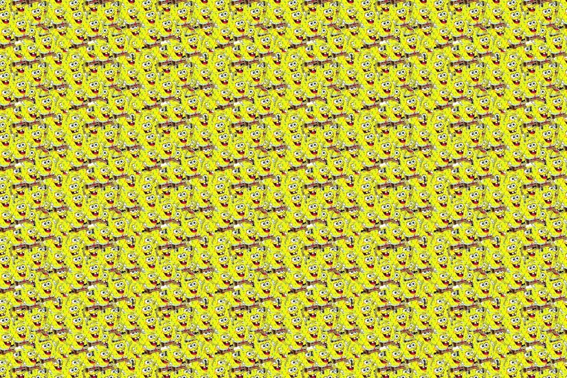 Sponge Bob Invasion Desktop Wallpaper