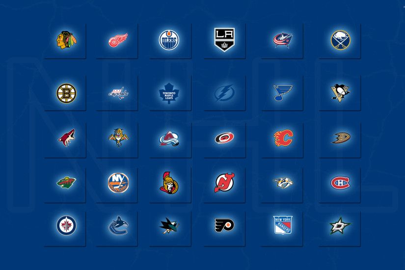 NHL Logos wallpaper 2880x1800 jpg