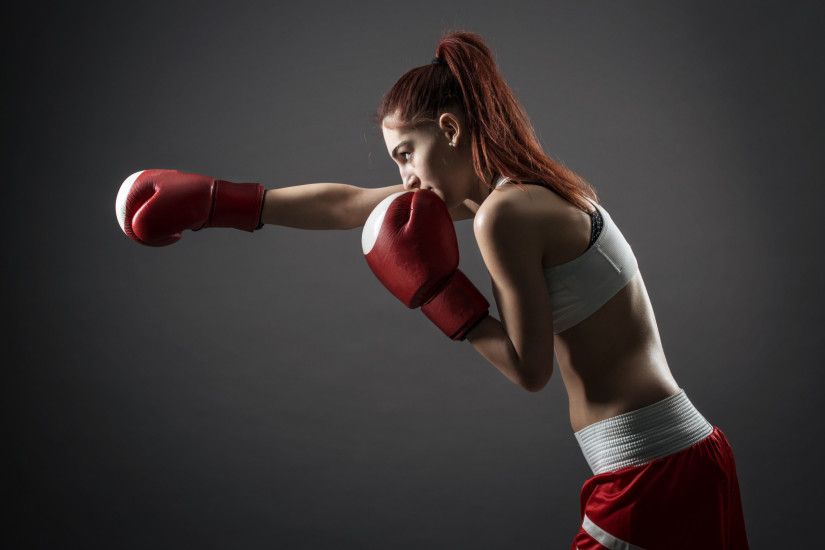 Download 2560x1600 boxing, women, boxing gloves, redhead, sport, box  Wallpapers