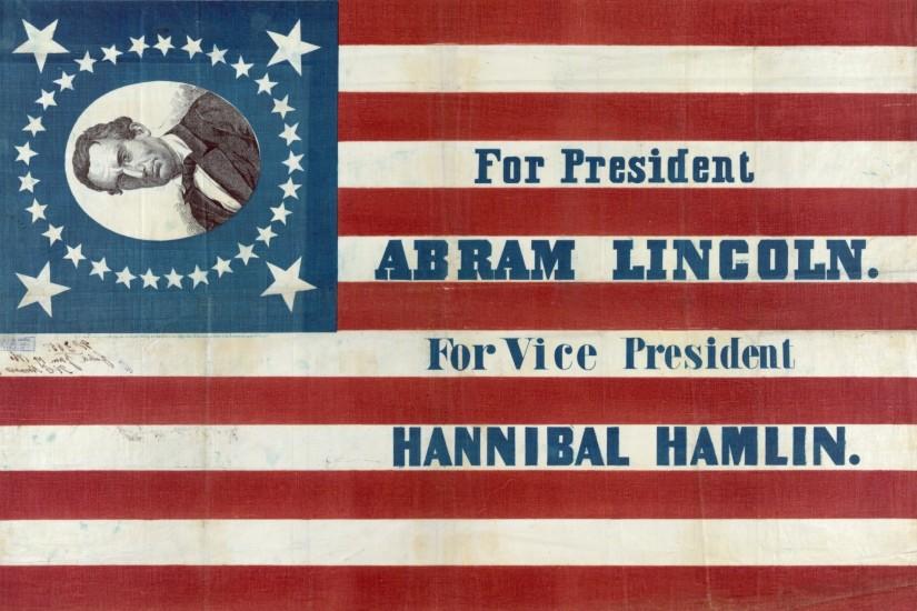 Vintage Flag Day Poster Vintage President Flag Torn American ...