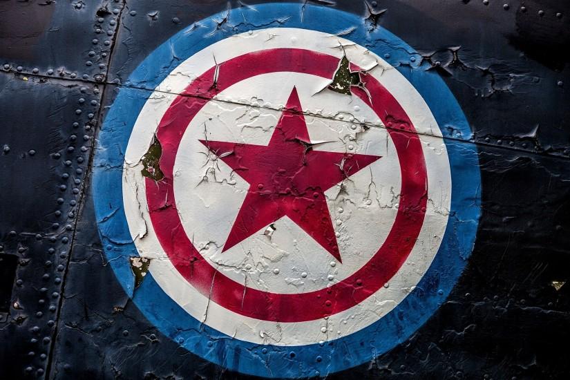Captain America Shield Logo Art