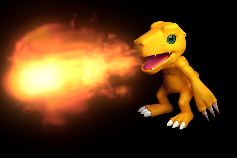 Agumon is the digivolution of Koromon. Most of the design workflow is  comparable to Koromon and Botamon, but Agumon requires better modeling  skills.