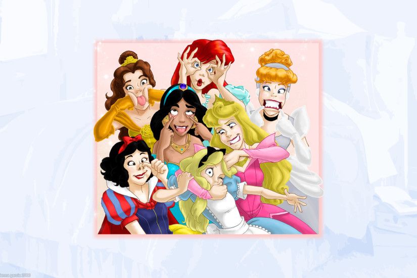 Alice In Wonderland Aurora Borealis Beauty And The Beast Belle Disney  Brianna Garcia Cinderella Derp Company Funny Princess Jasmine Sleeping Snow  White