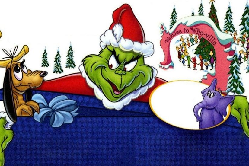 Movie - Dr. Seuss' How the Grinch Stole Christmas! Holiday Christmas Grinch  Wallpaper
