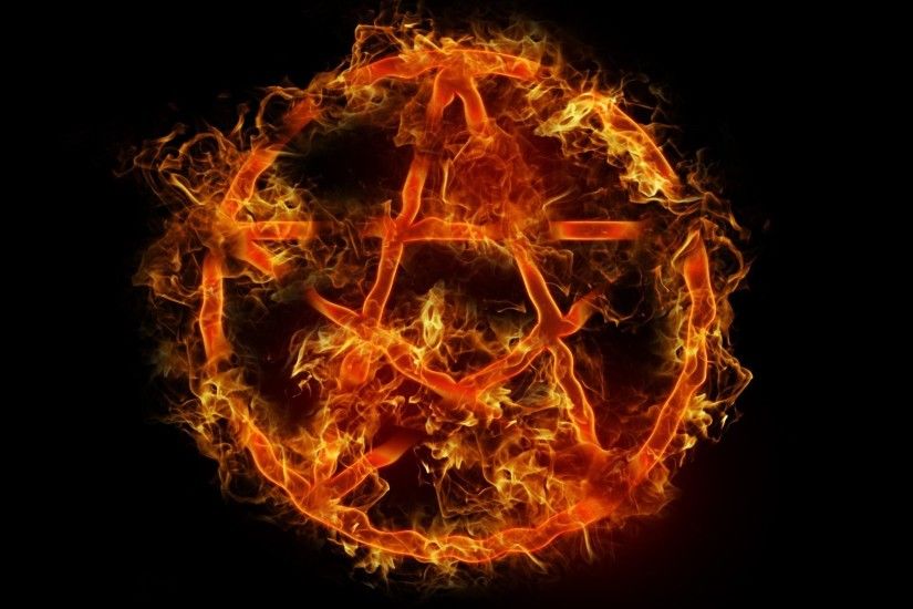 fire fire pentagram symbol
