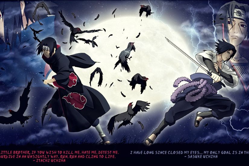 sasuke and itachi Hintergrund containing Anime titled Itachi vs Sasuke
