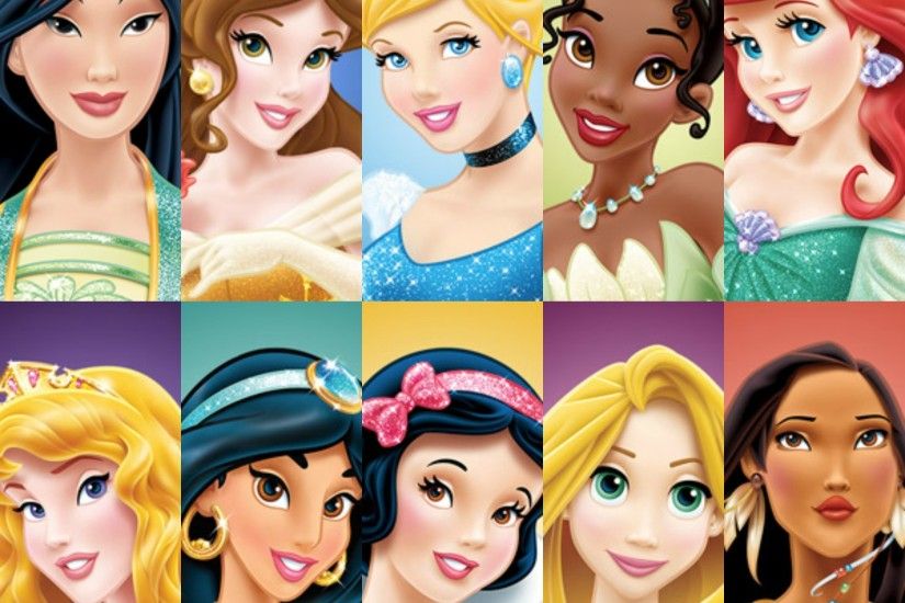 Ten Original Disney Princesses images Princess Collage Makeover HD wallpaper  and background photos