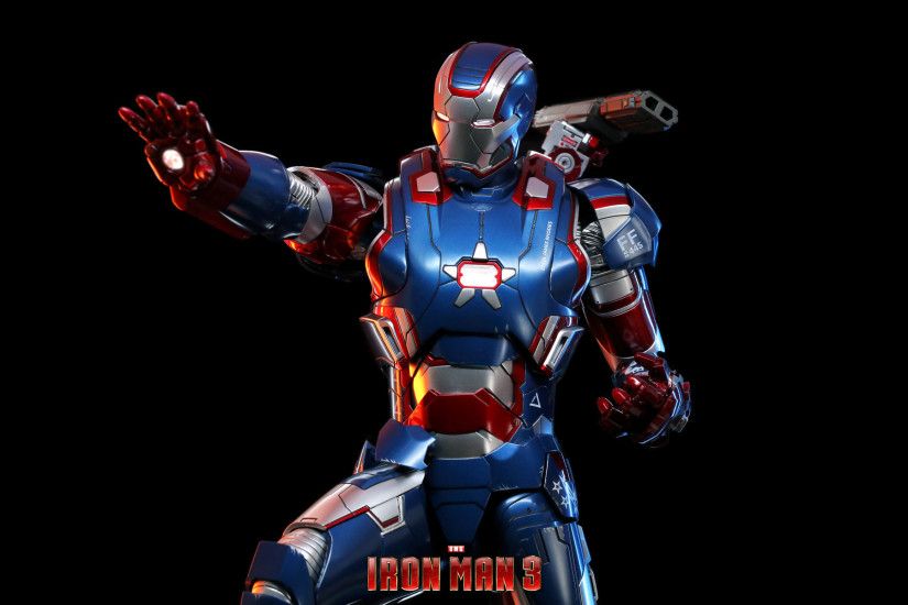 Hot toys Iron Patriot - OMG mime Showcase