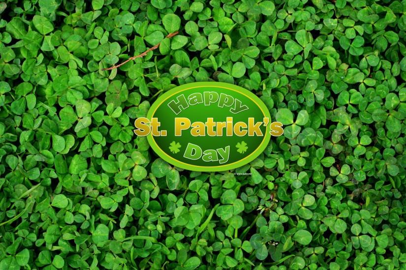 the holiday with original St. Patrick's Day wallpapers from Kate.net .