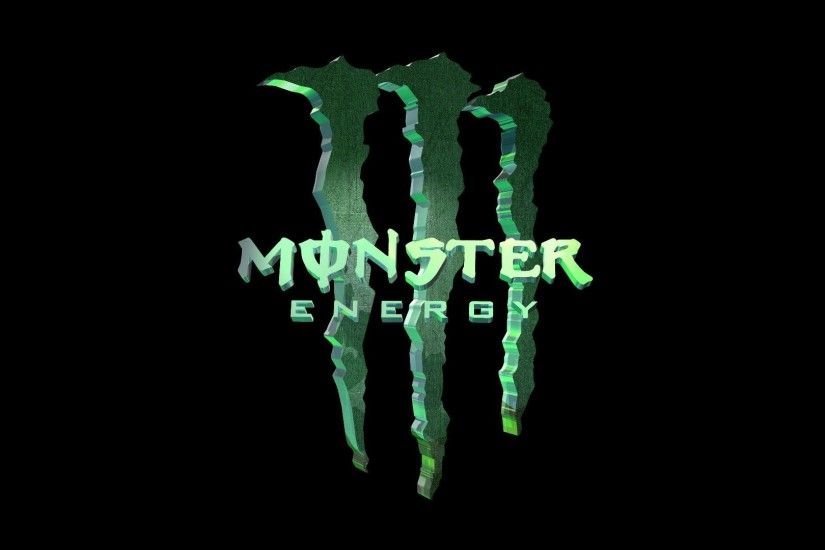 Awesome 3D Monster Energy Logo Wallpaper Wallpaper