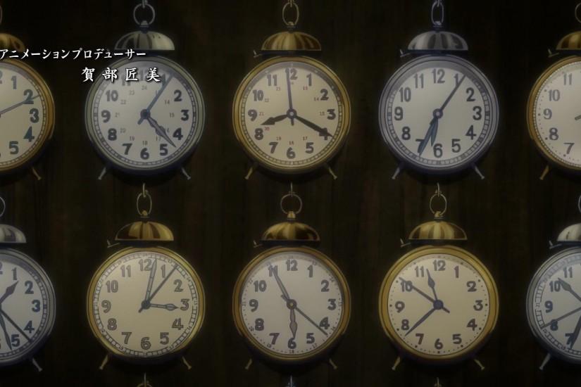 Clocks feature heavily in the opening and throughout the series