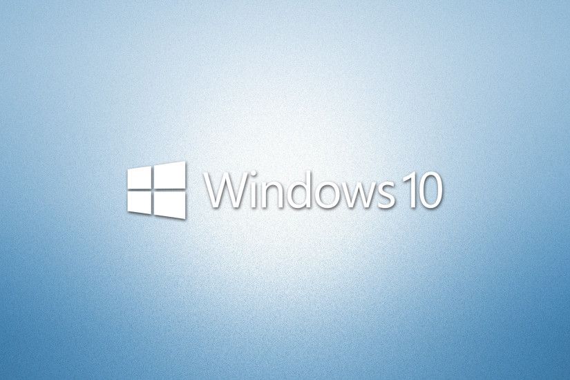 Windows 10 white text logo on light blue [2] wallpaper