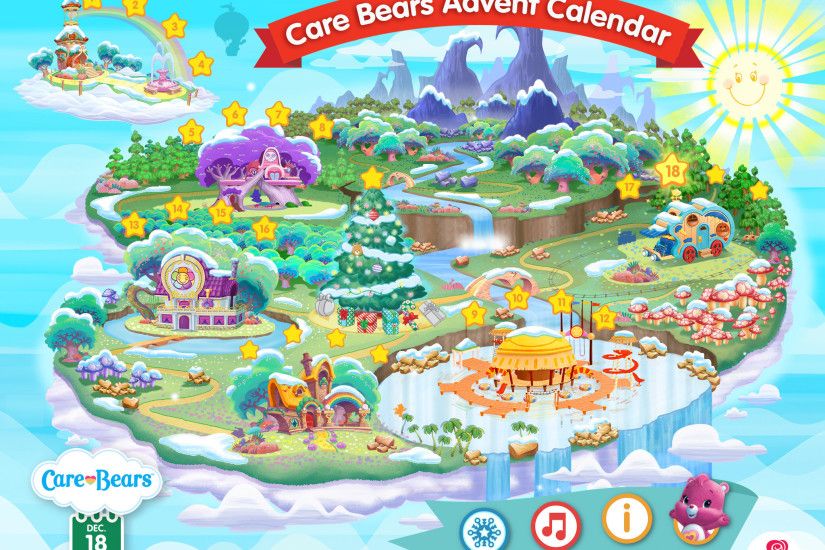Count Down to Christmas with Brand-New Care Bears(TM) Advent Calendar!