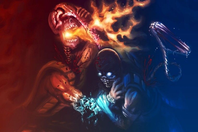 Sub Zero Vs Scorpion Wallpapers - WallpaperPulse Mortal Kombat ...