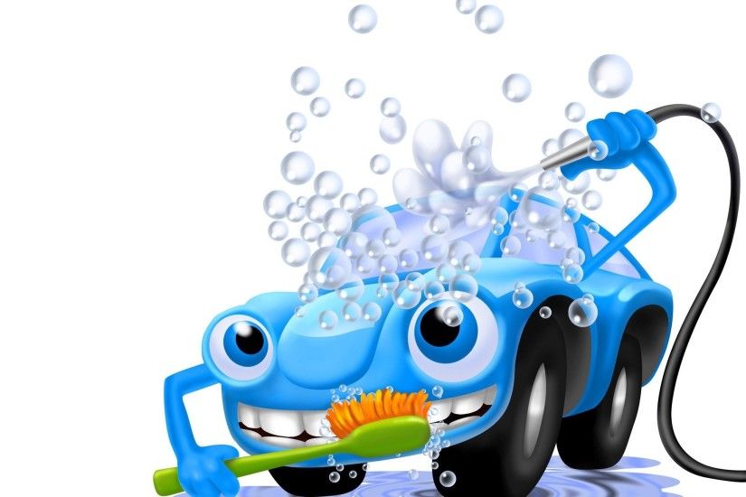 art car wash machine blue machine car wash self catering water foam bubbles  witty fun adult