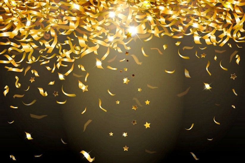 golden confetti sparkle glow glitter background gold confetti sequins lights