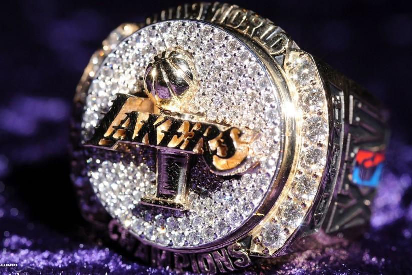 lakers champions ring
