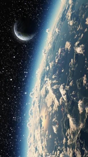 Space Cosmos Planet Star iPhone 6 wallpaper