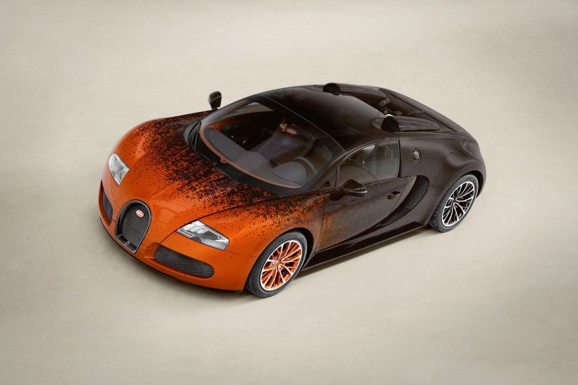 Vehicles - Bugatti Car Vehicle Bugatti Veyron Black Orange Wallpaper