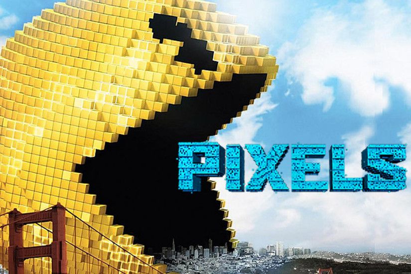 Pixels Movie Pacman HD Wallpaper