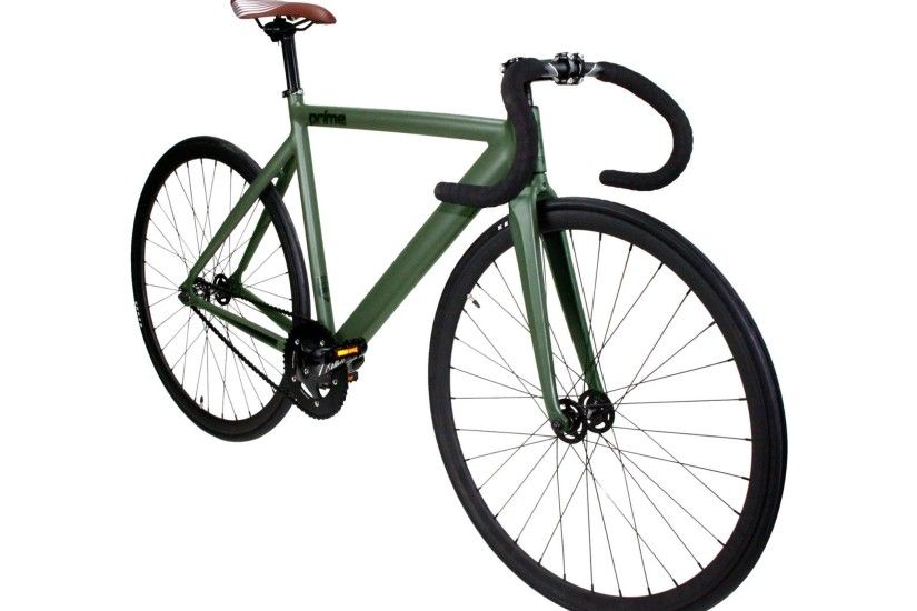 Zycle Fix Prime Alloy Fixed Gear(fixie) Bike (Army Green) – kookabike