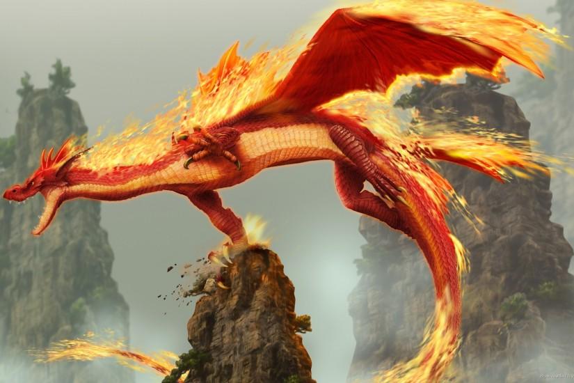 dragon wallpaper fire fantasy 1920x1080