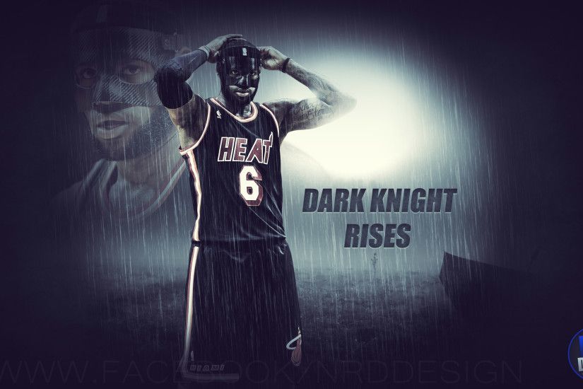 LeBron James Dark Knight Rises 2014 Wallpaper