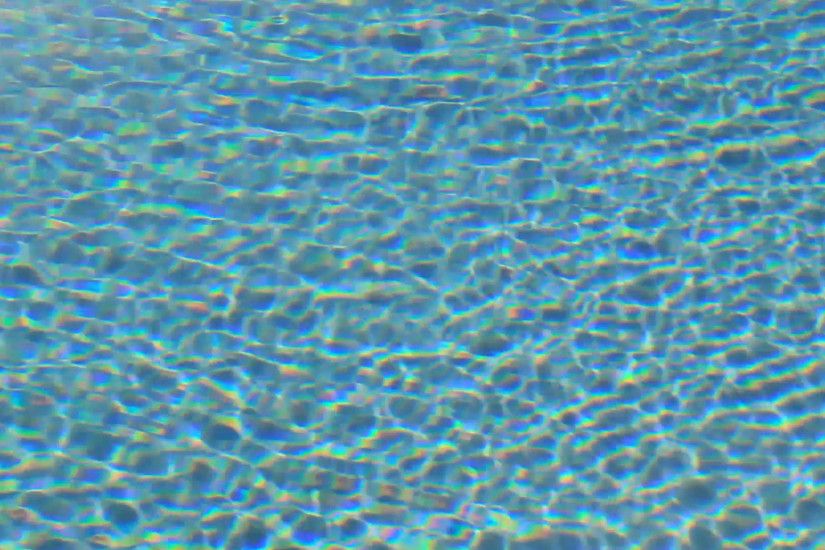 Blue pool water background texture video footage