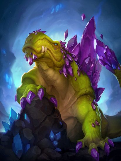 Wallpapers Hearthstone: Heroes of Warcraft Dinosaurs Galvadon Games  1536x2048
